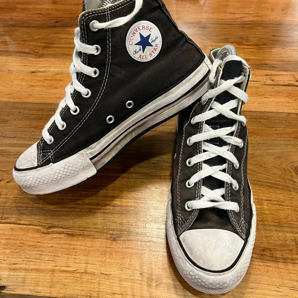 Converse Classic Black and White High-Tops